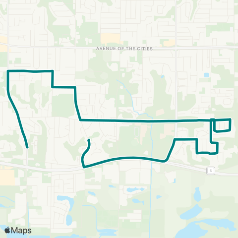 MetroLINK  map