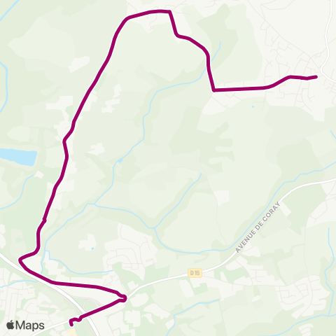 QUB - Lignes scolaires Lestonan - Rouillen TAD map