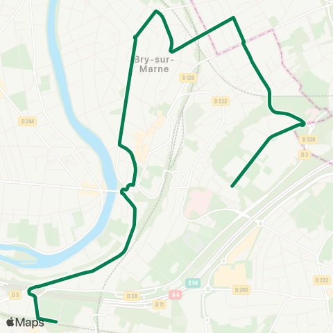 RATP Bry-s/-Marne RER - les Hauts de Bry-Villiers s/ Marne map