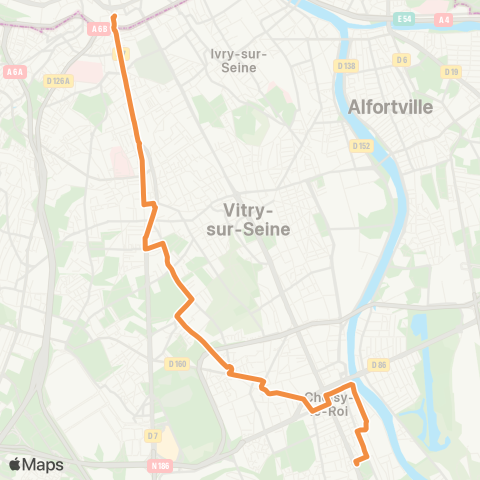 RATP Pte d'Italie - Helene Boucher - (Pte d'Italie - Choisy S.) map