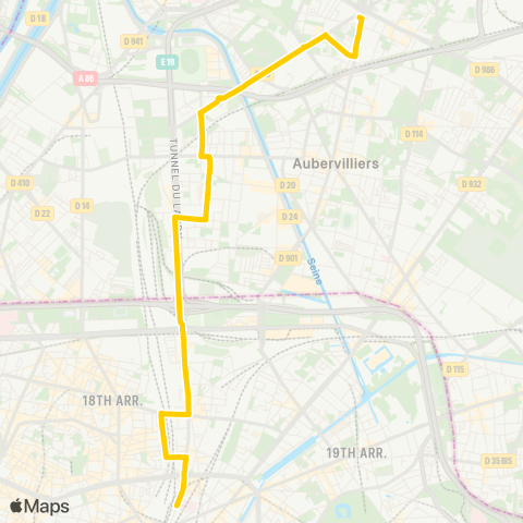 RATP Gare du Nord - 6 Routes-Tramway map