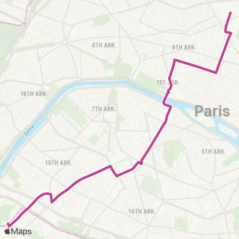 RATP Gare du Nord - Frères Voisin map