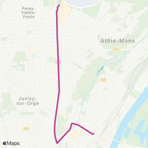 RATP Porte de l'Essonne map