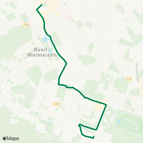 RATP Mairie de Rueil - Église de Buzenval map