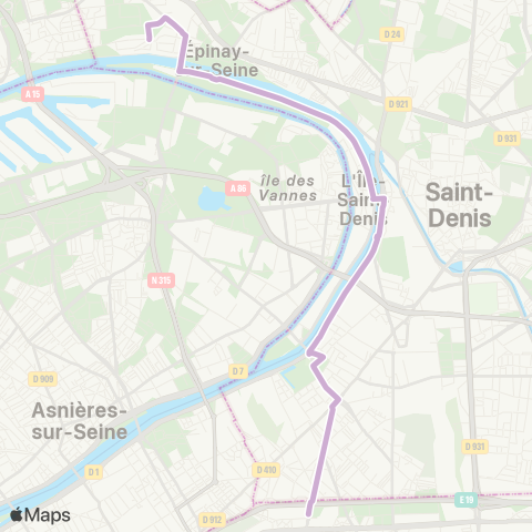 RATP Mairie de St-Ouen - Epinay-s/-Seine - Gare map