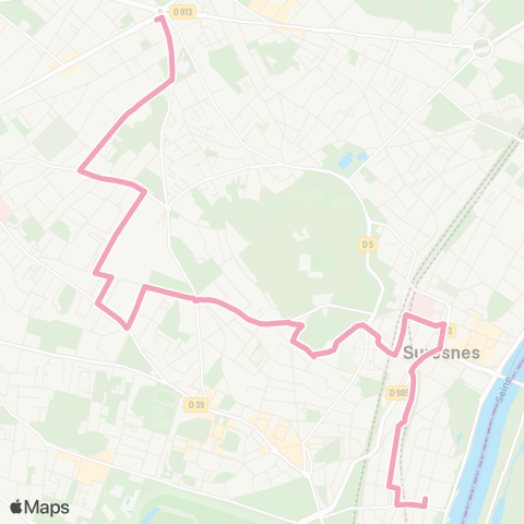 RATP Nanterre - Pl. de la Boule-Gambetta - Val d'Or map