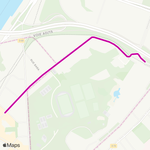 Substitution Tramway RATP Bus de substitution Tramway T2 map