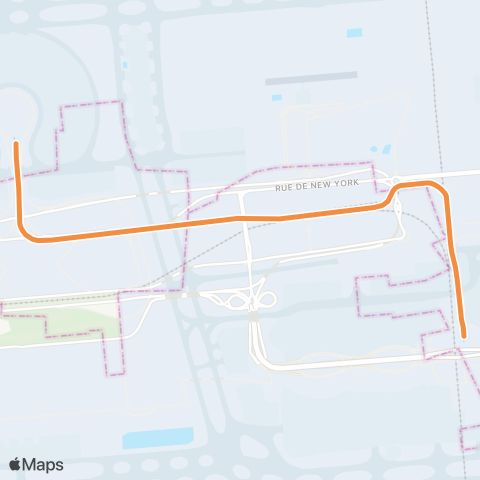 RATP Terminal 1 - Terminal 2 map