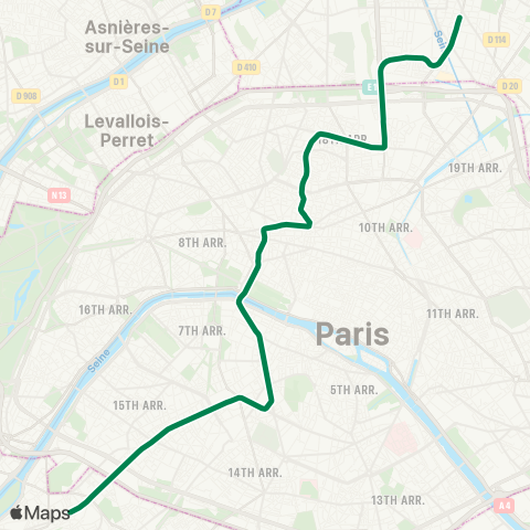 RATP Mairie d'Issy - Front Populaire map