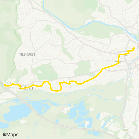 Reading Buses  map