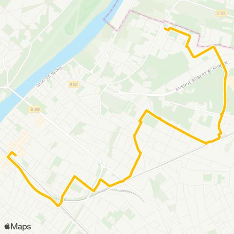 Argenteuil - Boucles de Seine Gare de Sartrouville↔︎Trembleaux map