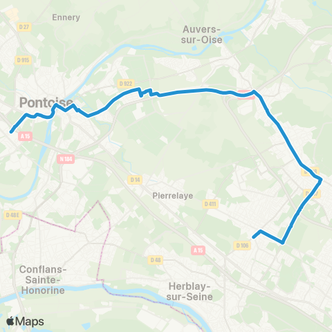 Val Parisis Gare de Montigny / Beauchamp↔︎Préf. Gare map