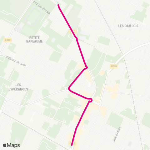 Val Parisis La Tour↔︎Gare de Cernay map