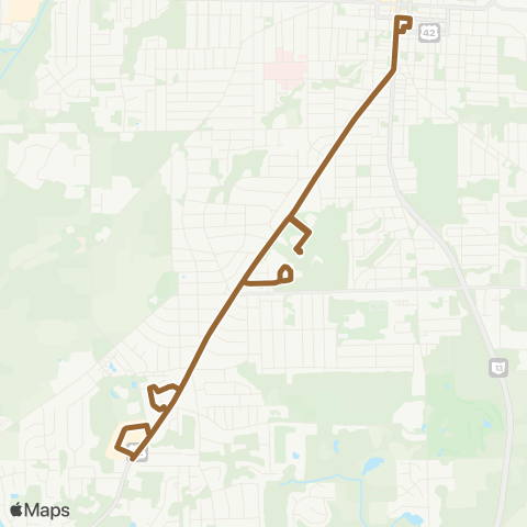 Richland County Transit Lexington Avenue map