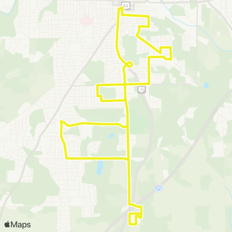 Richland County Transit South Main / Southside map