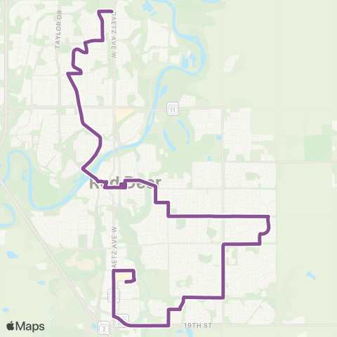 RDT Glendale - South East map