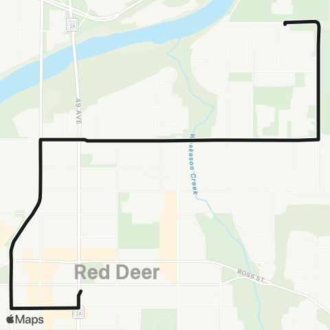 RDT Sorensen Station to Ltchs map