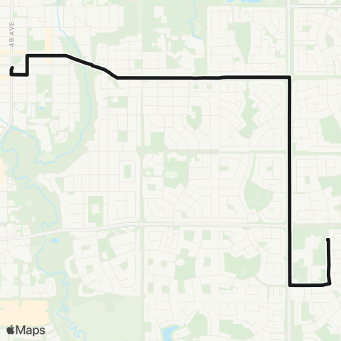 RDT Sorensen Station to Hhhs / Ndhs map