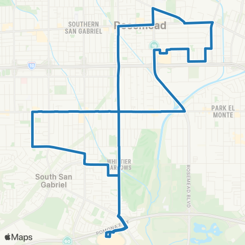 Rosemead Explorer Explorer 2 map