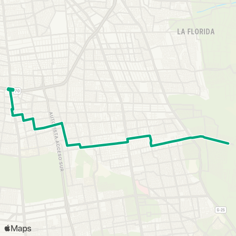 Red Diego Portales - (M) Santa Rosa map