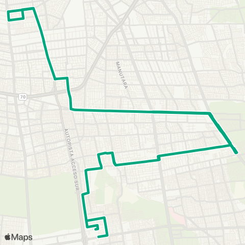 Red Gabriela - Santa Rosa P18 map