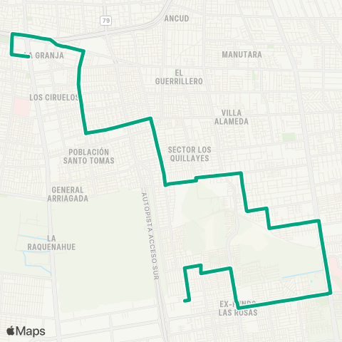 Red Gabriela - (M) Santa Rosa map