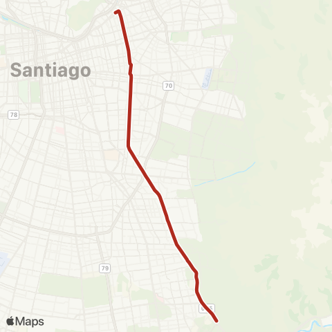 Red Providencia - Camilo Henriquez map