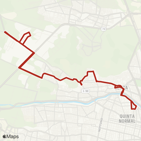 Red Lo Boza - lo Franco map