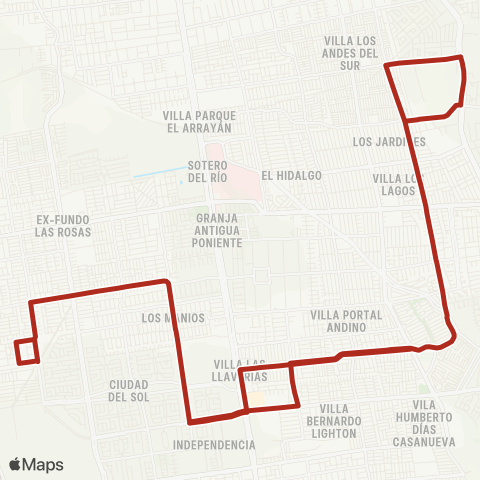 Red Mall Plaza Tobalaba - Villa Padre Hurtado map