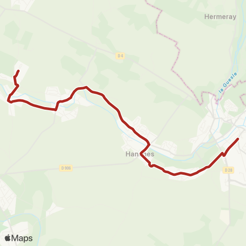 Rémi 28 Saint Martin de Nigelles - Epernon SNCF map