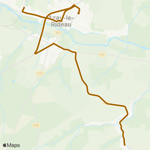 Rémi 37 Villaines-les-Rochers - Azay-le-Rideau map