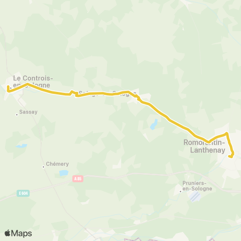 Rémi 41 Le Controis en Sologne - Romorantin map