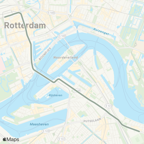 RET Rotterdam Centraal - Stadion Feijenoord map