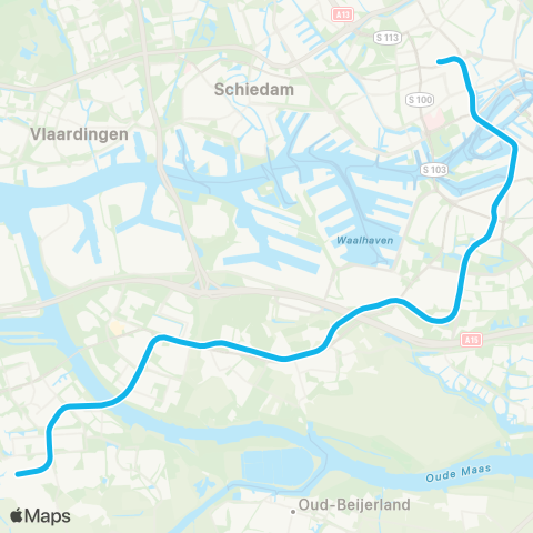 RET lijn map