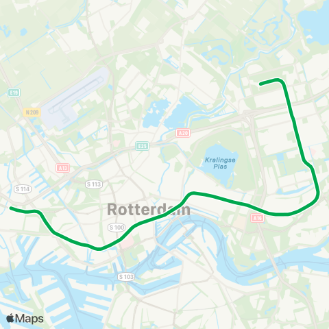 RET lijn map