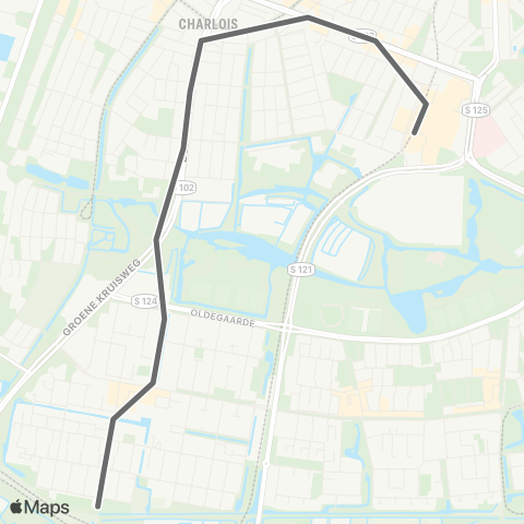 RET Zuidplein - Pendrecht map