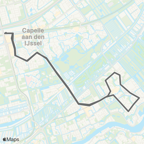 RET Station Alexander - Oostgaarde map