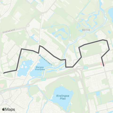 RET Melanchthonweg Metro - Station Alexander map