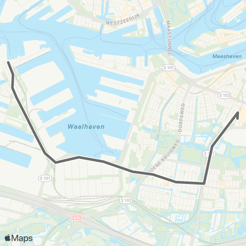 RET Zuidplein - Heijplaat RDM map