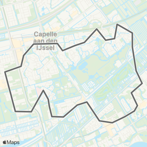 RET Capelle Centrum - Schollevaar map