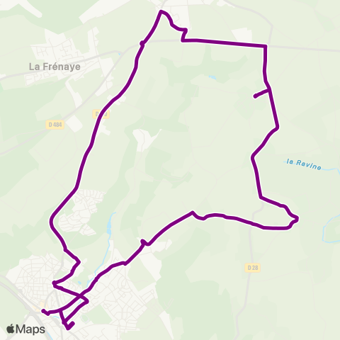 Rezo'Bus Notre-Dame-de-Gravenchon - Triquerville - Touffreville-la-Câble - Auberville-la-Campagne map