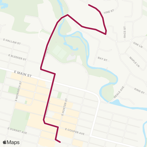 RFTA Galena Street map