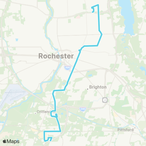 RTS Culver / Goodman Crosstown map