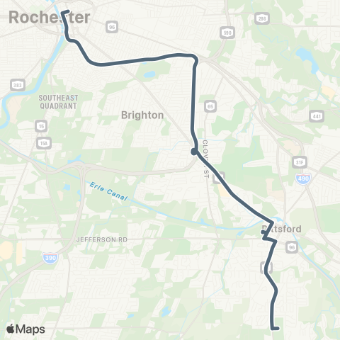 RCSD Special Monroe Ave map