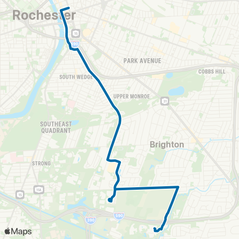 RTS South Clinton map