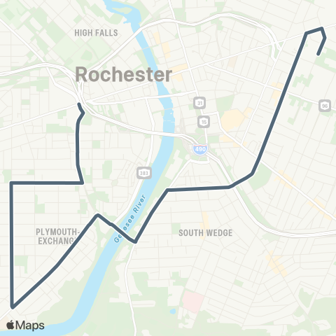 RCSD Special Mayors Heights-Plymouth / Princ map