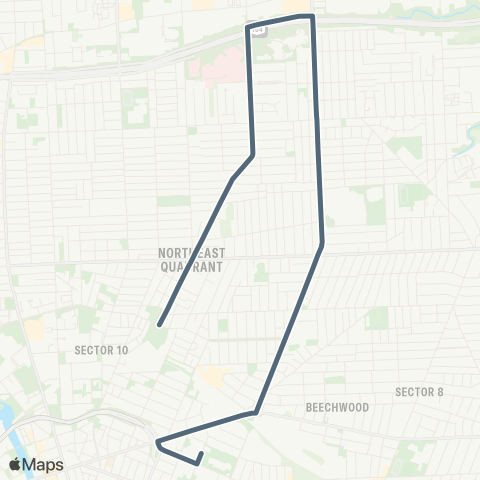 RCSD Special N Goodman-Portland / Prince map