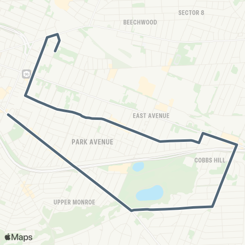 RCSD Special Park Ave / Prince map