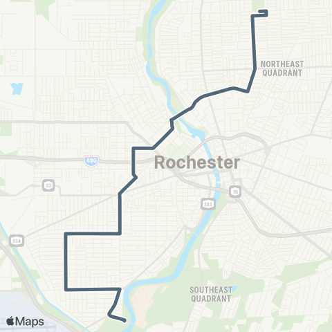 RCSD Special 19th Ward SE / Norton map