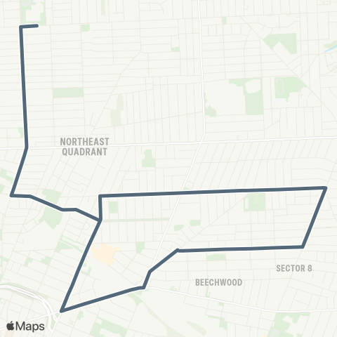 RCSD Special N Marketview-Beechwood / Norton map